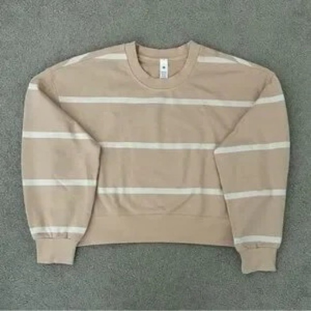 Striped Beige Sweater